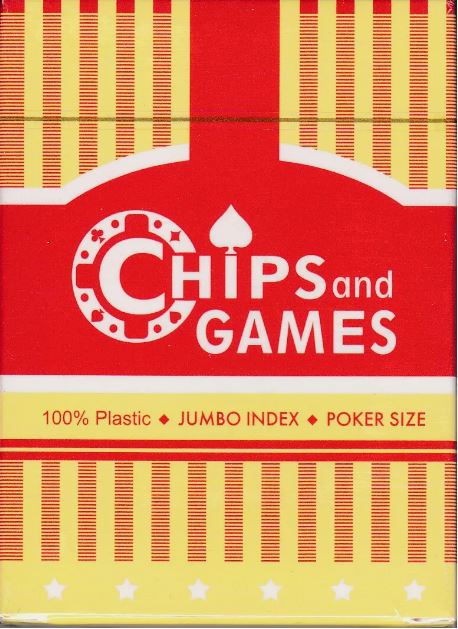 Da Vinci Chips and Games Playing Cards - 100% Plastic main image